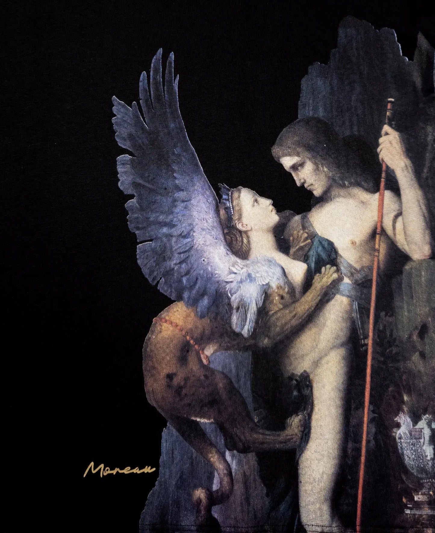 Playera Oversize Mujer - Œdipe et le Sphinx