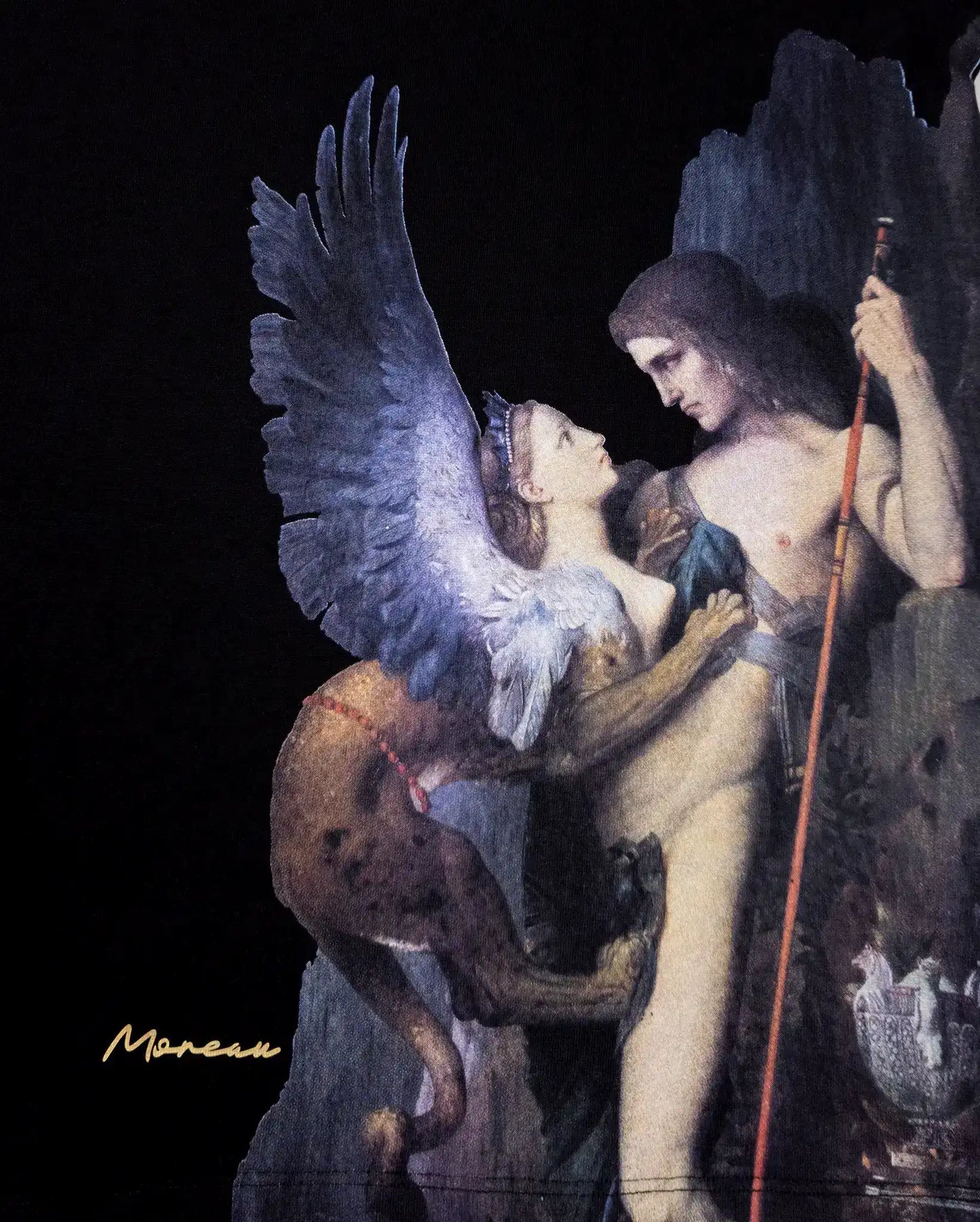 Playera Oversize Raglán Hombre - Œdipe et le Sphinx