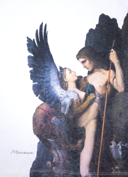 Playera Oversize Hombre - Œdipe et le Sphinx