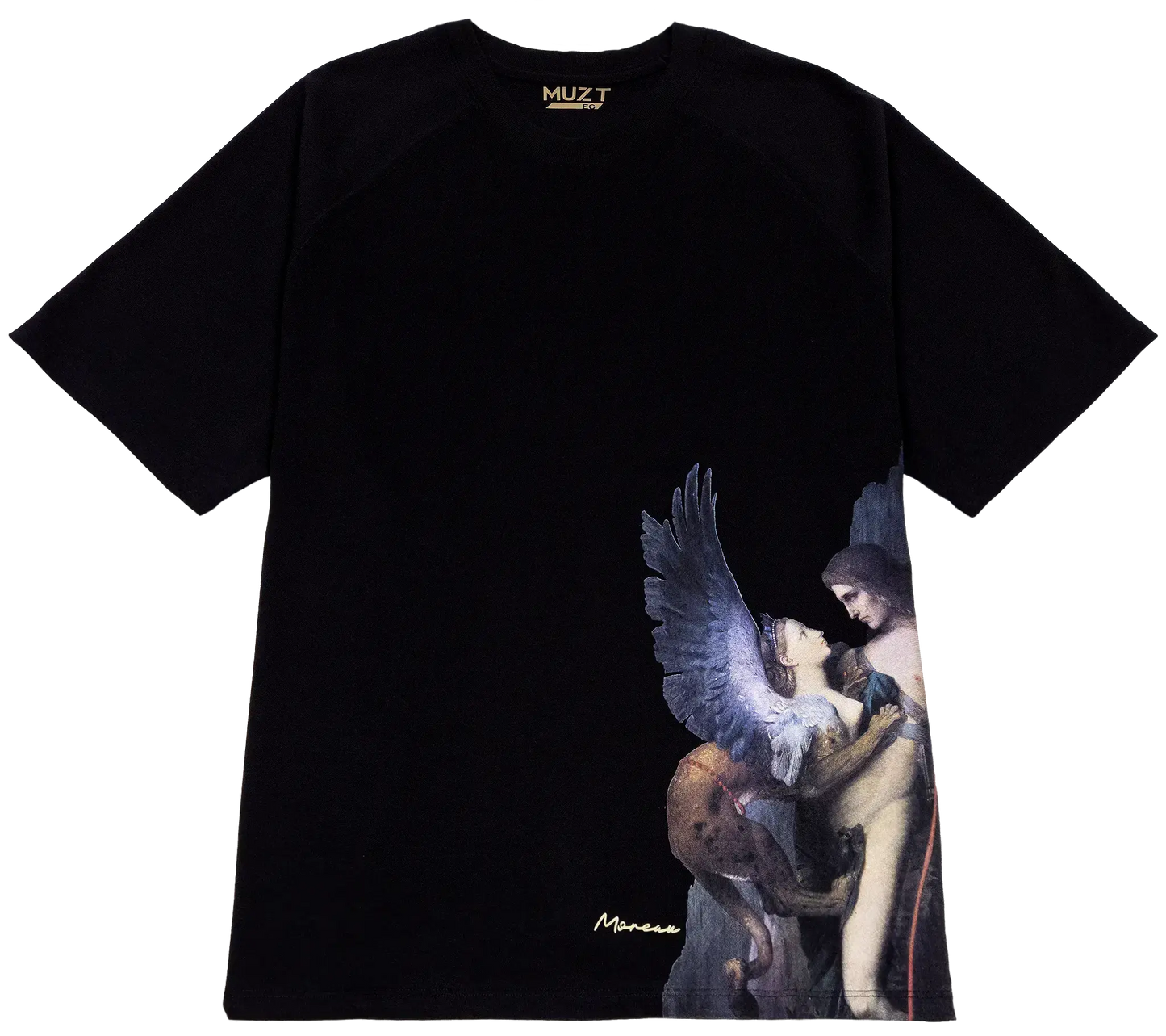 Playera Oversize Raglán Hombre - Œdipe et le Sphinx