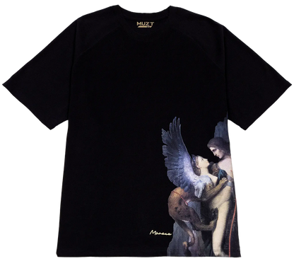 Playera Oversize Raglán Hombre - Œdipe et le Sphinx