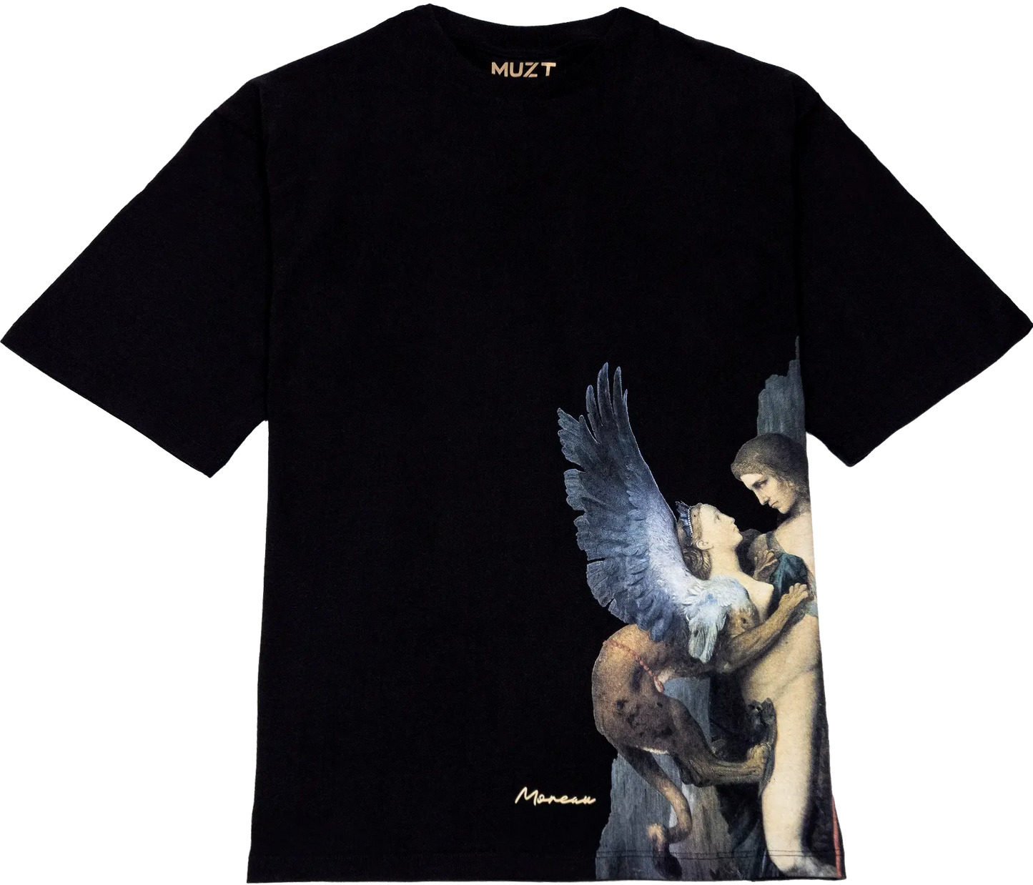 Playera Oversize Hombre - Œdipe et le Sphinx