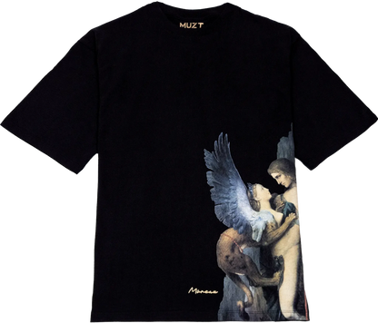 Playera Oversize Hombre - Œdipe et le Sphinx