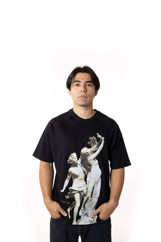 Playera Oversize Raglán Hombre - Apolo e Dafne