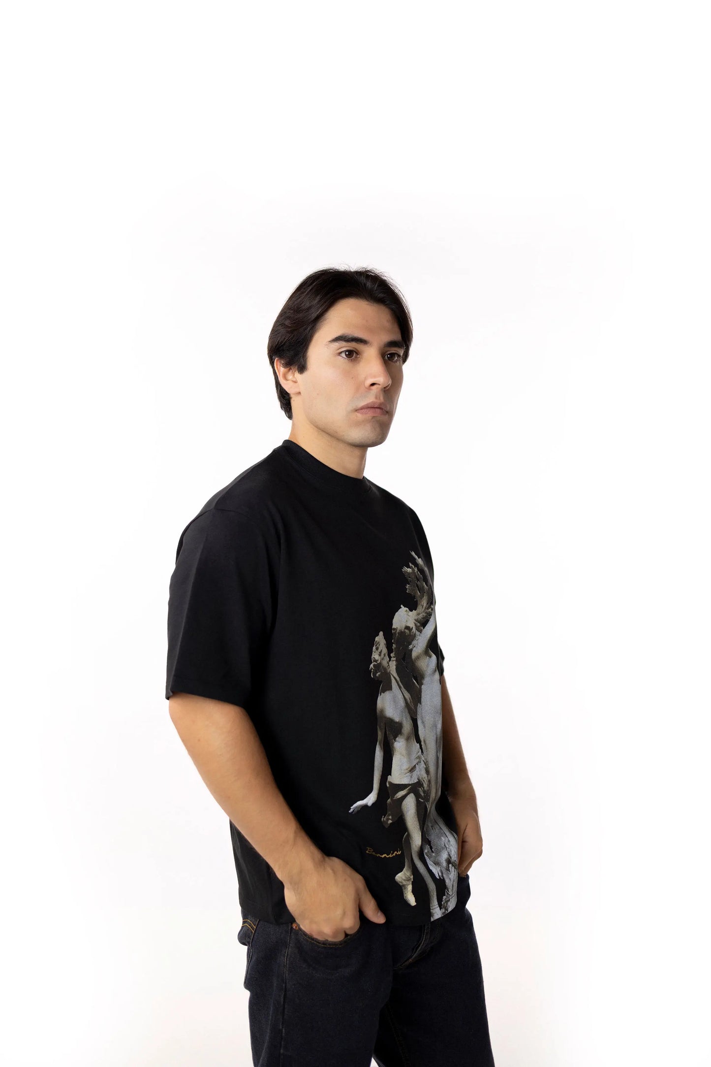 Playera Oversize Hombre - Apolo e Dafne