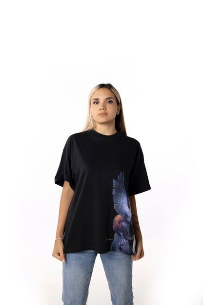Playera Oversize Mujer - Œdipe et le Sphinx