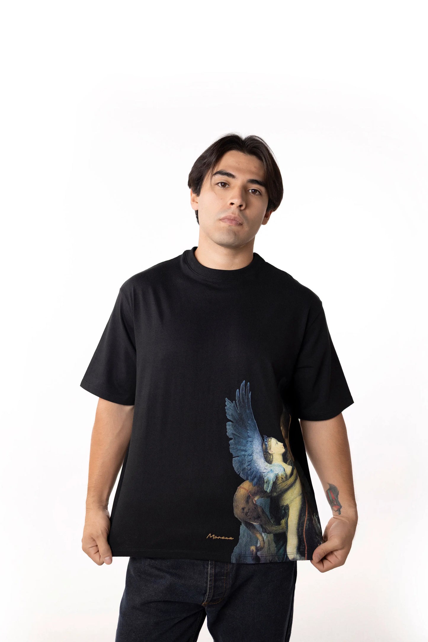 Playera Oversize Hombre - Œdipe et le Sphinx