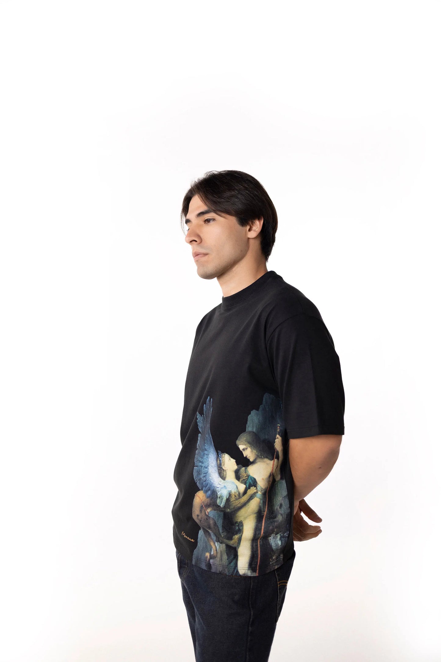 Playera Oversize Hombre - Œdipe et le Sphinx